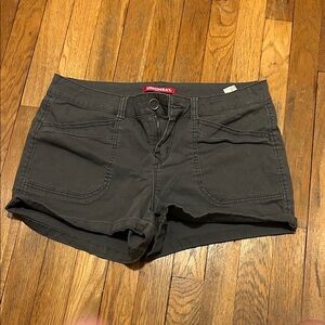 UNIONBAY Women's Dark Gray Cargo Shorts